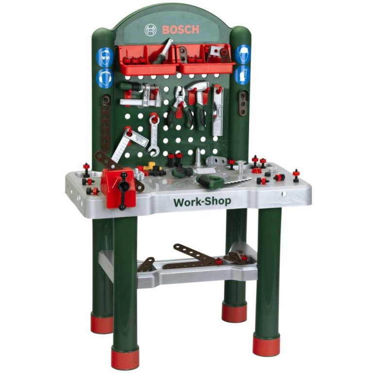 Theo Klein Bosch Werkbank 68x39x102 cm 82-delig | Kopen bij Flickmyhouse