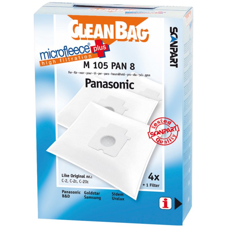 Scanpart M105pan8 Microfleese Stofzak Panasonic C-2e Micro En | Kopen bij Flickmyhouse