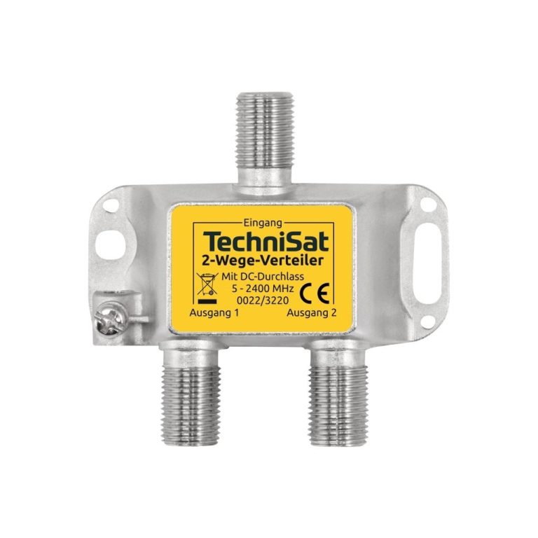 Technisat 2-Weg Verdeler DC-Doorvoer | Kopen bij Flickmyhouse