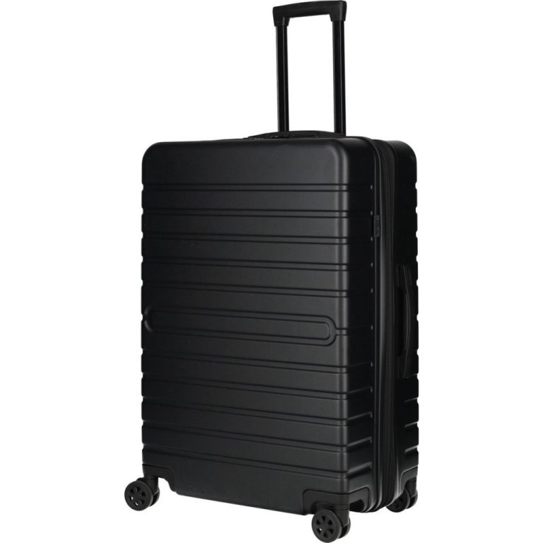 Juscha JU-45611 Reistrolly JSA 75.5x50.5x29 cm Mat Zwart/Gerecycled ABS | Kopen bij Flickmyhouse