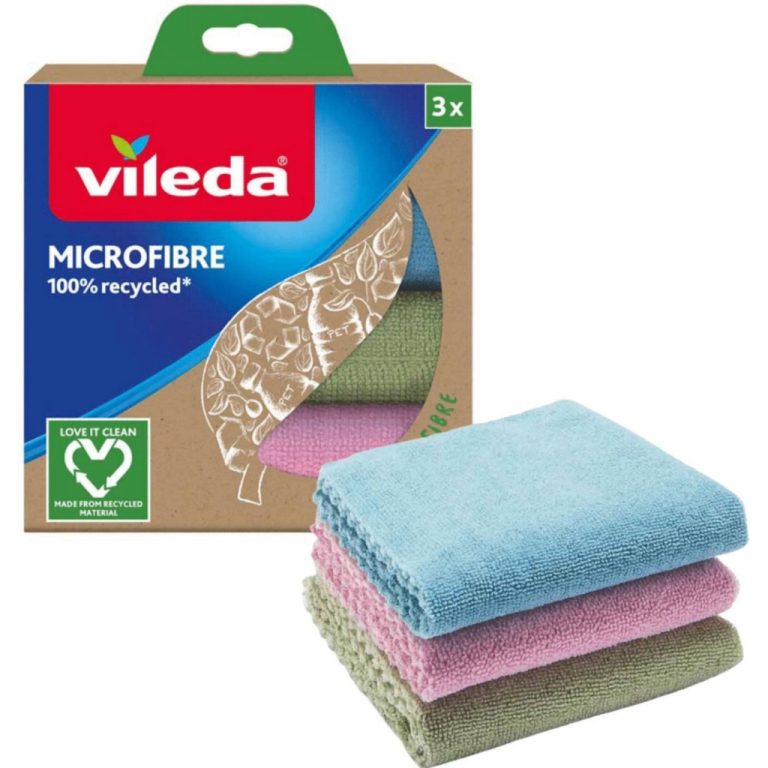 Vileda 100% Recycled Microvezeldoekjes 3 Stuks | Kopen bij Flickmyhouse