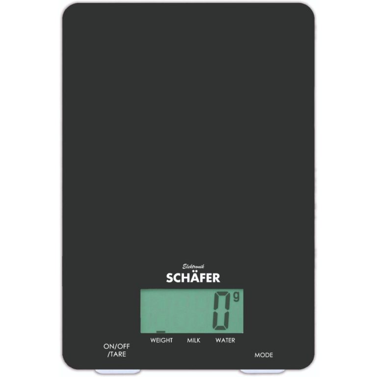 Sch&auml;fer Digitale Keukenweegschaal Zwart | Kopen bij Flickmyhouse