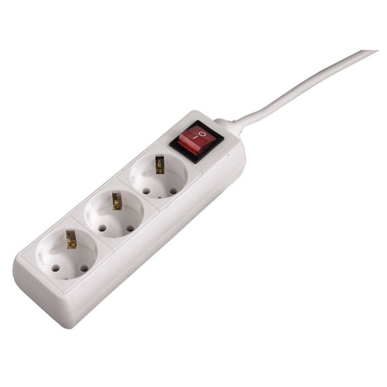 Hama Distribution Panel 3 Sockets With Switch 5 M White | Kopen bij Flickmyhouse