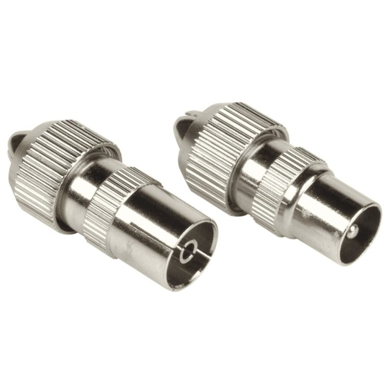 Hama Coax-set Metaal Connector/koppeling Schroefbaar | Kopen bij Flickmyhouse