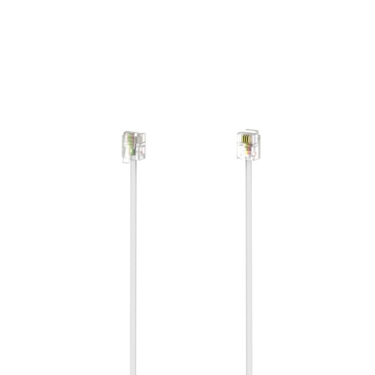 Hama Modulaire Kabel Stekker 6p4c - Stekker 6p4c 3 M Wit | Kopen bij Flickmyhouse