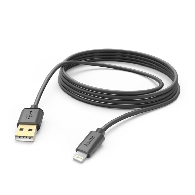 Hama Oplaadkabel USB-A - Lightning 3 M Zwart | Kopen bij Flickmyhouse