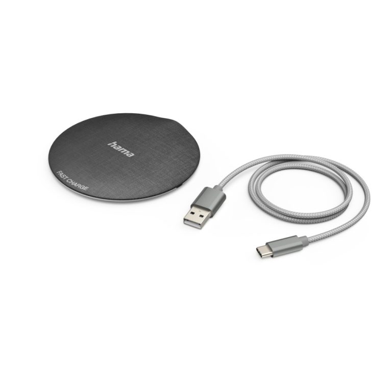 Hama Wireless Charger QI-FC10 Metal 10 W Draadl. Smartphone-oplaadpad Z/w | Kopen bij Flickmyhouse