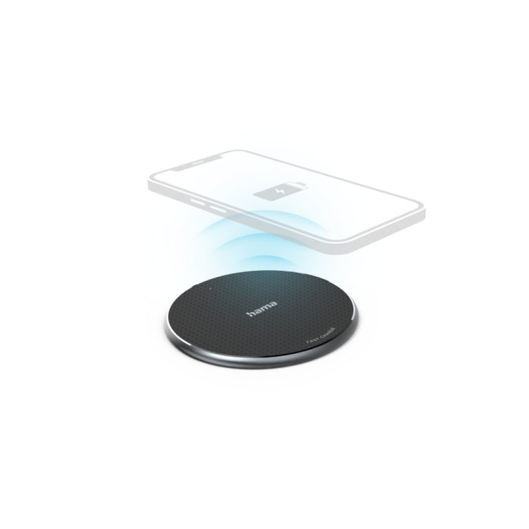 Hama Wireless Charger QI-FC10 10 W Draadloze Smartphone-oplaadpad Zwart | Kopen bij Flickmyhouse