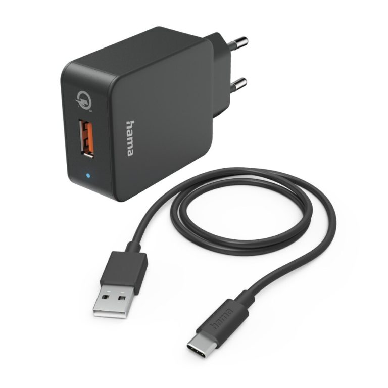 Hama Snellader Met Oplaadkabel USB-C Qualcomm&reg; 19