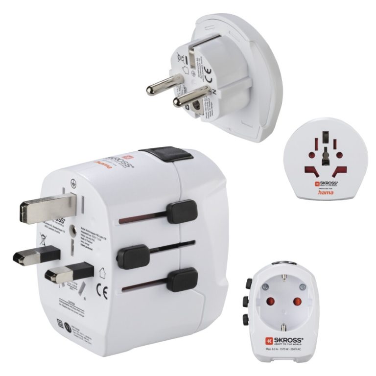 Hama Wereldreisadapter-set World Travel Pro Light USB 3-polig 2x USB | Kopen bij Flickmyhouse