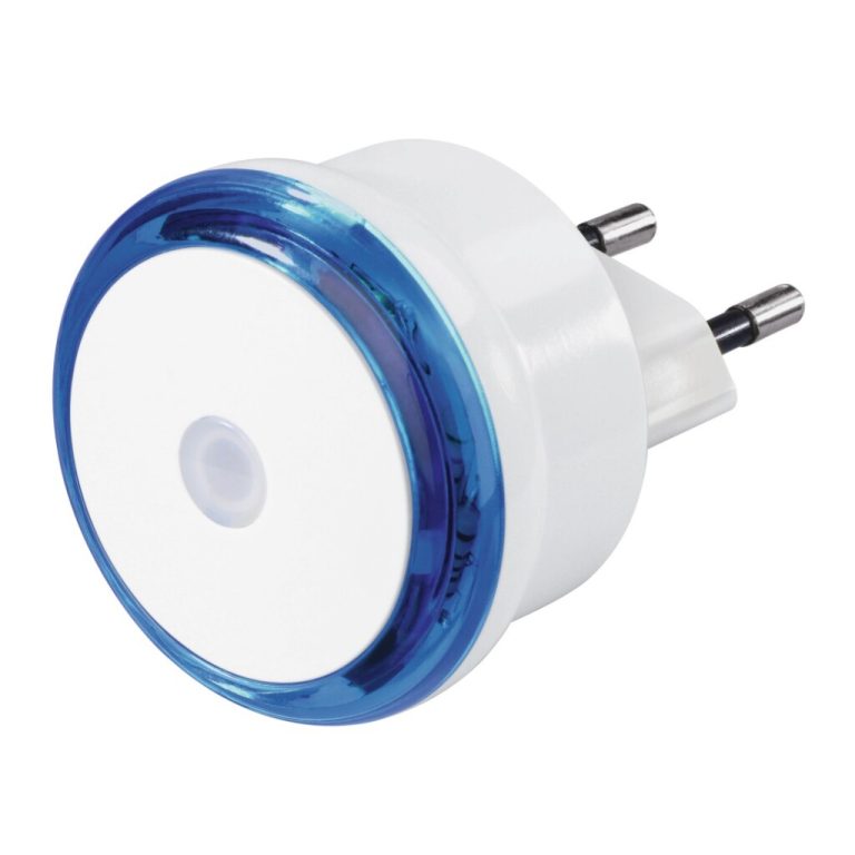 Hama Led-nachtlampje Basic Met Stekker Schemersensor Energiebesp. Blauw | Kopen bij Flickmyhouse