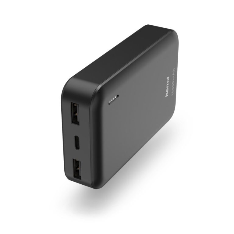Hama Power Pack Pocket 10 10000mAh Uitgangen: 2x USB-A Antraciet | Kopen bij Flickmyhouse
