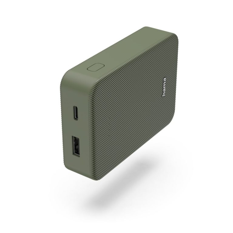 Hama Power Pack Colour 10 10000mAh 2 Uitgangen: USB-C USB-A Groen | Kopen bij Flickmyhouse
