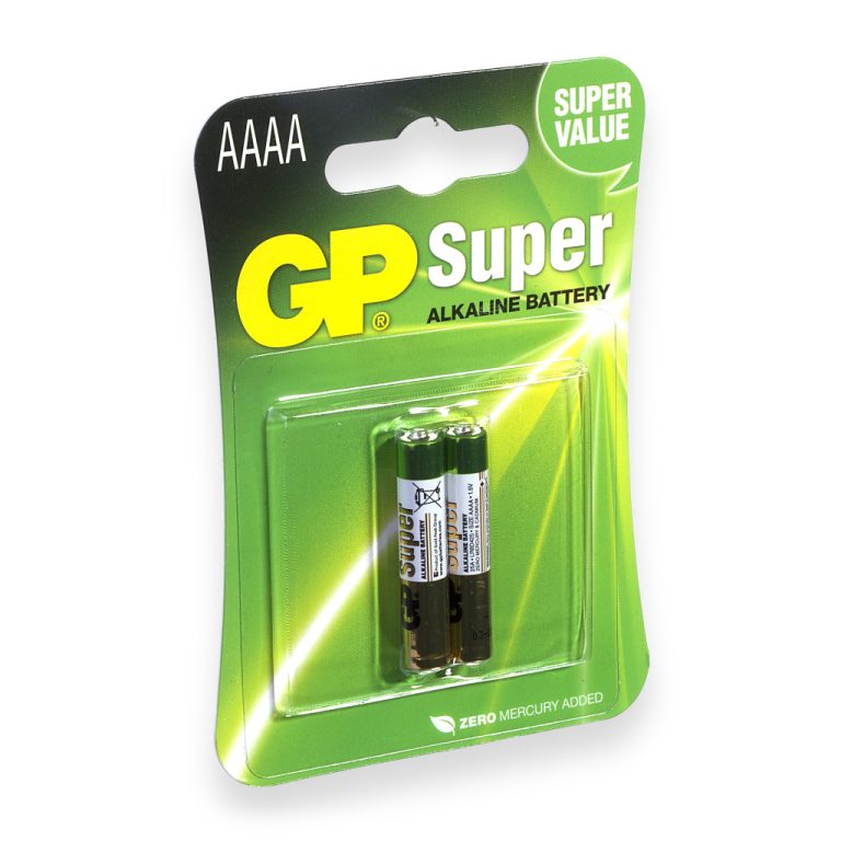 GP GPB1020 Batterij Super Alkaline AAAA 2stuks | Kopen bij Flickmyhouse