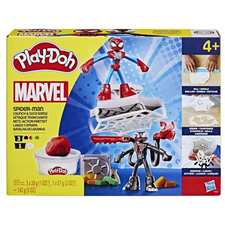 Play-Doh Spiderman Launch and Slice Battle | Kopen bij Flickmyhouse