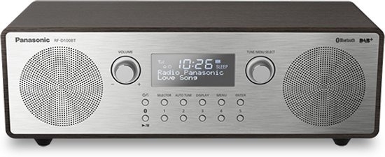 Panasonic RF-D100BTEGT Draagbare Radio DAB+ Wekfunctie Grijs | Kopen bij Flickmyhouse