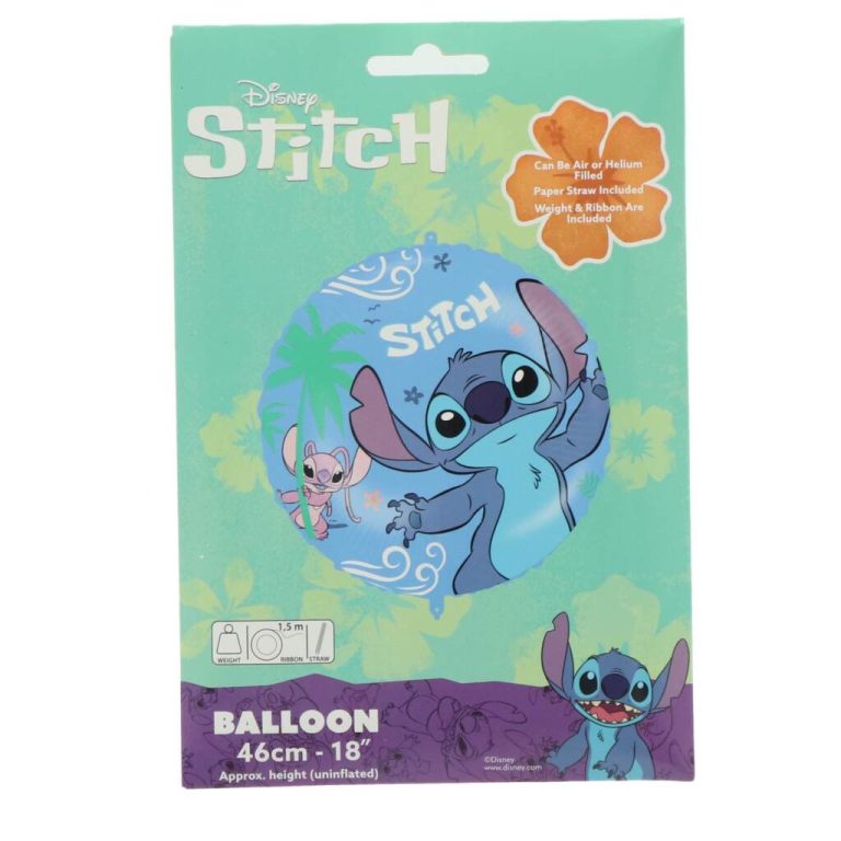 Disney Stitch & Angel Folieballon 45 cm Blauw | Kopen bij Flickmyhouse