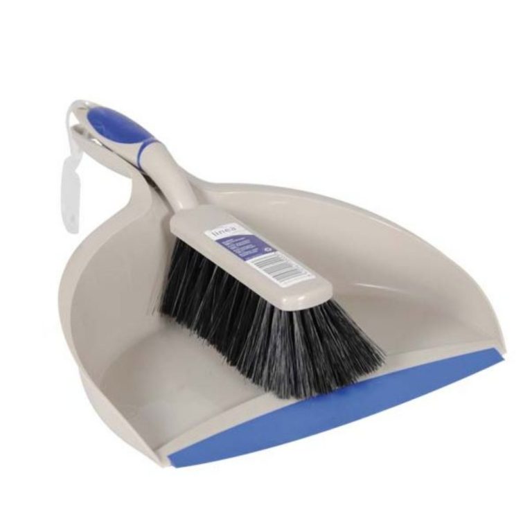 Linea Softwise Stoffer en Blik Wit/Blauw | Kopen bij Flickmyhouse