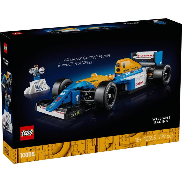 Lego Icons 10353 Williams Racing FW14B en Nigel Mansell | Kopen bij Flickmyhouse
