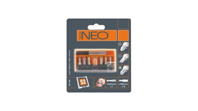 Neo Tools Bitset 7 Bithouder Magnetisch S2 Staal | Kopen bij Flickmyhouse
