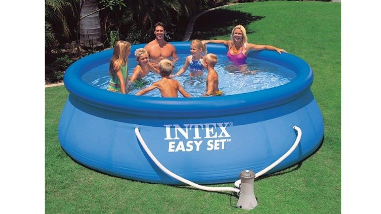 Intex Easy Set 28142GN Zwembad 396x84cm + Pomp | Kopen bij Flickmyhouse