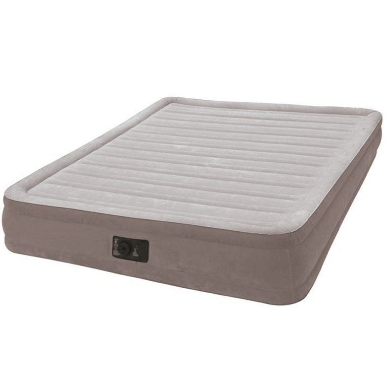 Intex 67768NP Comfort Plush Luchtbed 191x137x33 cm Grijs | Kopen bij Flickmyhouse