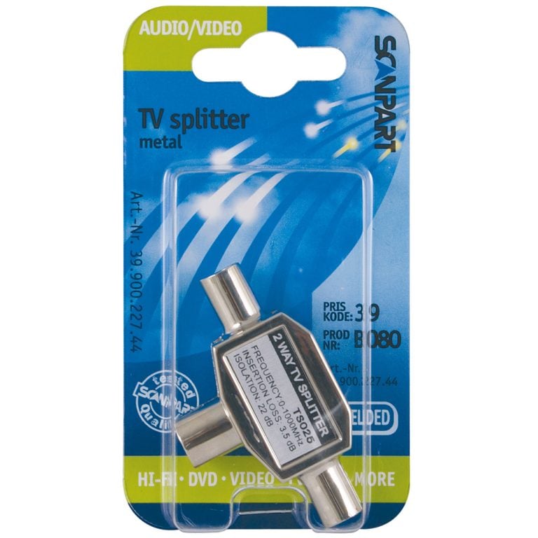 Scanpart Tv Splitter 9.5(f)-2x9.5(m) | Kopen bij Flickmyhouse