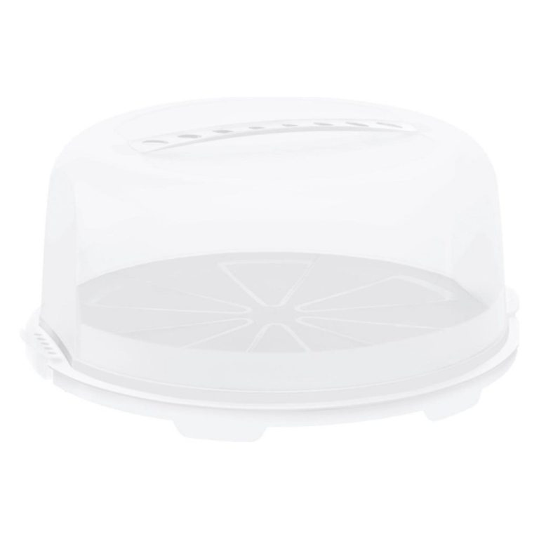 Rotho Fresh Taartdoos 35.5x16.5 cm Wit/Transparant | Kopen bij Flickmyhouse