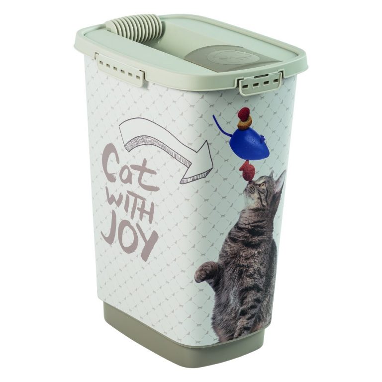 Rotho Cody Cat Pet Food Container 25L Cappuccino/Zand | Kopen bij Flickmyhouse