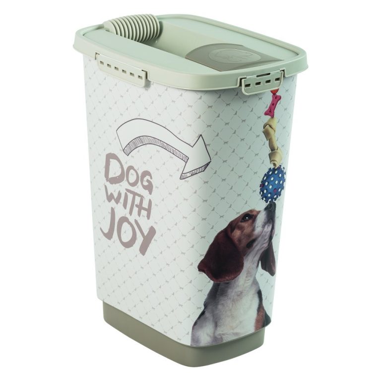 Rotho Cody Dog Pet Food Container 25L Cappuccino/Zand | Kopen bij Flickmyhouse