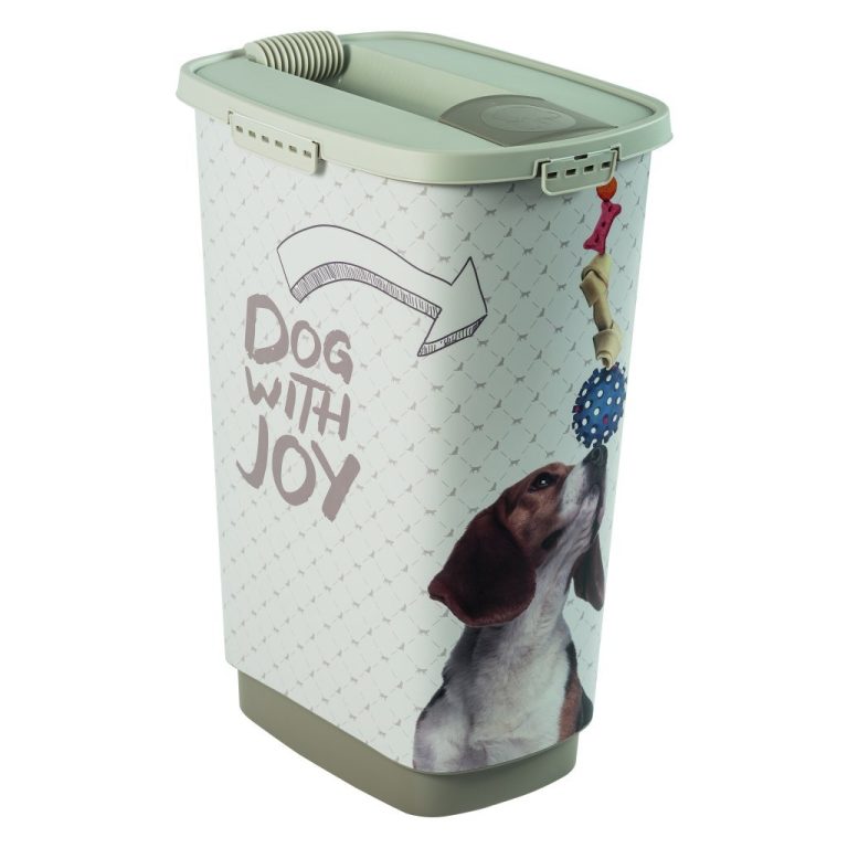 Rotho Cody Dog Pet Food Container 50L Cappuccino/Zand | Kopen bij Flickmyhouse