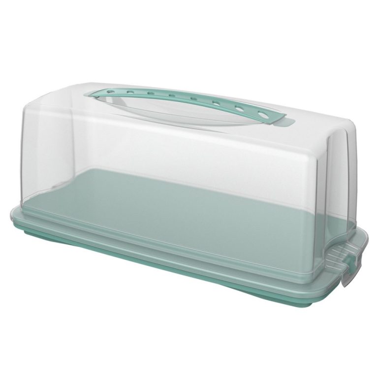 Rotho Fresh Cakedoos Rechthoek 36x16.5x16.5 cm Mistletoe Groen | Kopen bij Flickmyhouse