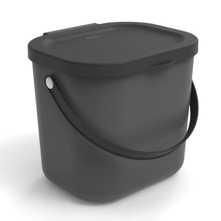 Rotho Albula Afvalbakje 6L Antraciet | Kopen bij Flickmyhouse