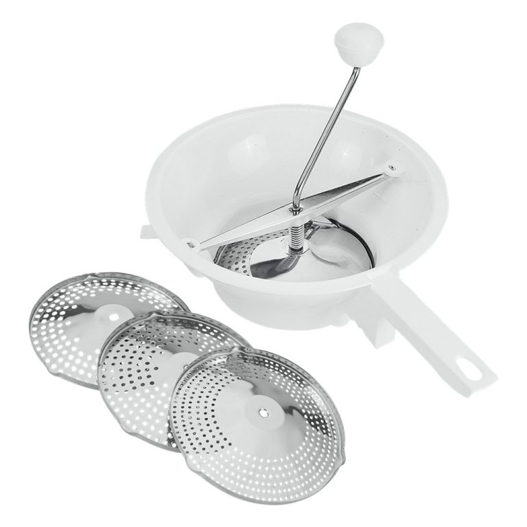 Metaltex Passeerzeef 24 cm + 3 Roestvrije Roosters Wit/RVS | Kopen bij Flickmyhouse