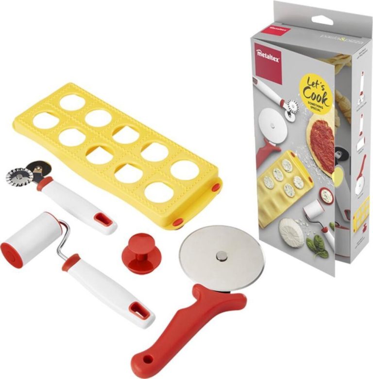 Metaltex Deko Food Line Set voor Pasta en Pizza | Kopen bij Flickmyhouse