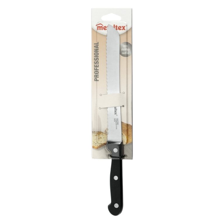 Metaltex Professional Broodmes 32.5 cm Zwart/RVS | Kopen bij Flickmyhouse