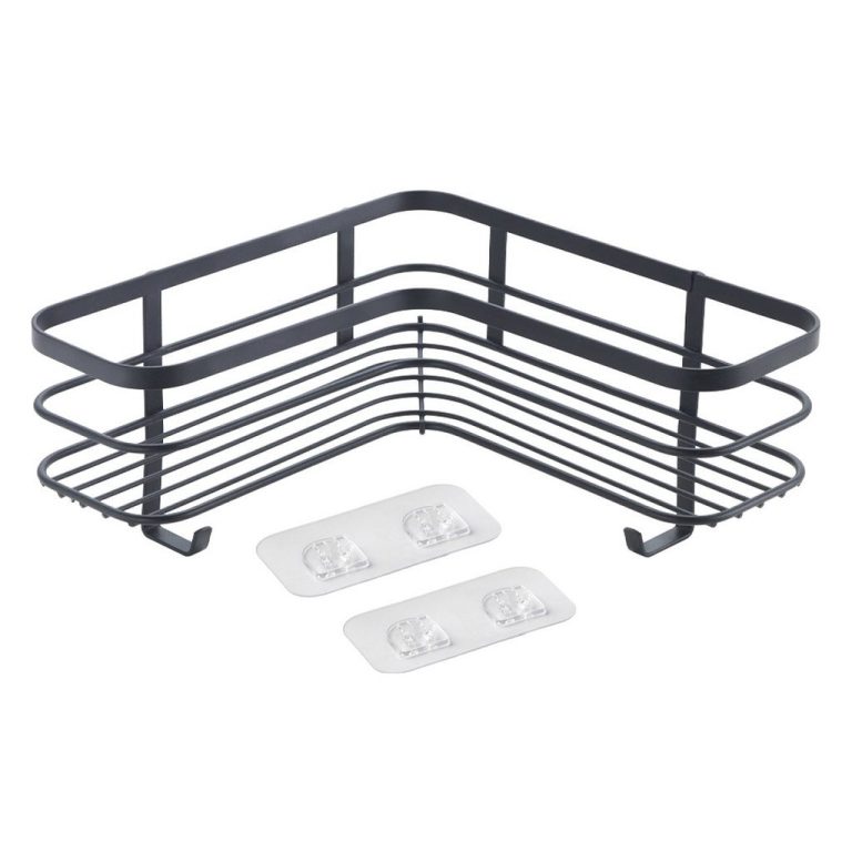 Metaltex Doucherek 25x25x13 cm Zwart/Metaal | Kopen bij Flickmyhouse