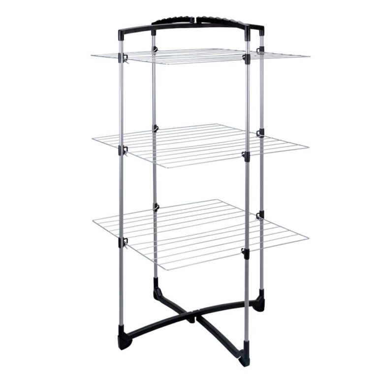 Tomado Metaltex Droogtoren Fortino 3 25M 69x64x134 cm Zilver | Kopen bij Flickmyhouse