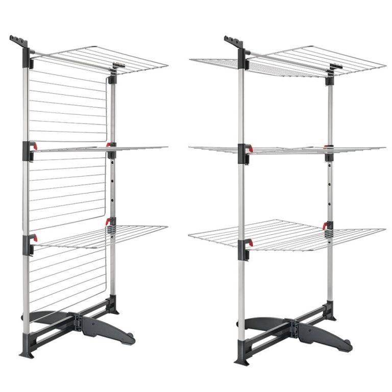 Metaltex Ciclone Vario Droogtoren 38 m Drooglengte Zilver/Zwart | Kopen bij Flickmyhouse