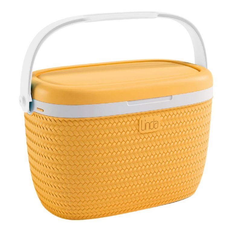 Linda Koelbox 18L Geel/Wit | Kopen bij Flickmyhouse