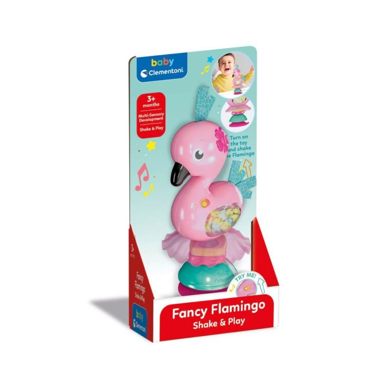 Clementoni Baby Shake & Play Flamingo + Geluid | Kopen bij Flickmyhouse