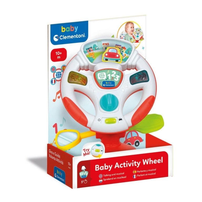 Clementoni Baby Stuurwiel + Licht en Geluid | Kopen bij Flickmyhouse
