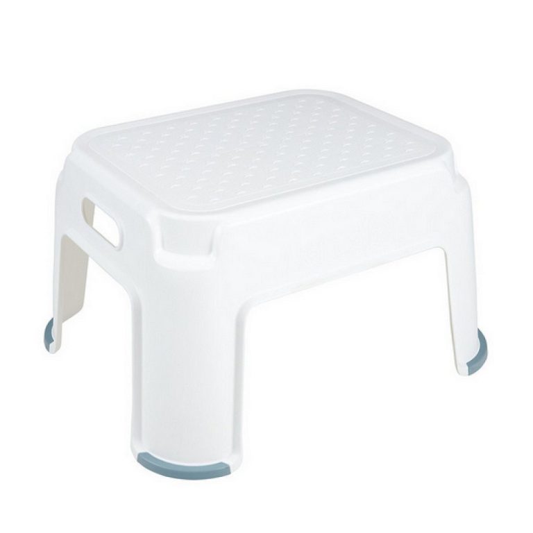 Curver Opstapje Basic Wit/Blauw | Kopen bij Flickmyhouse