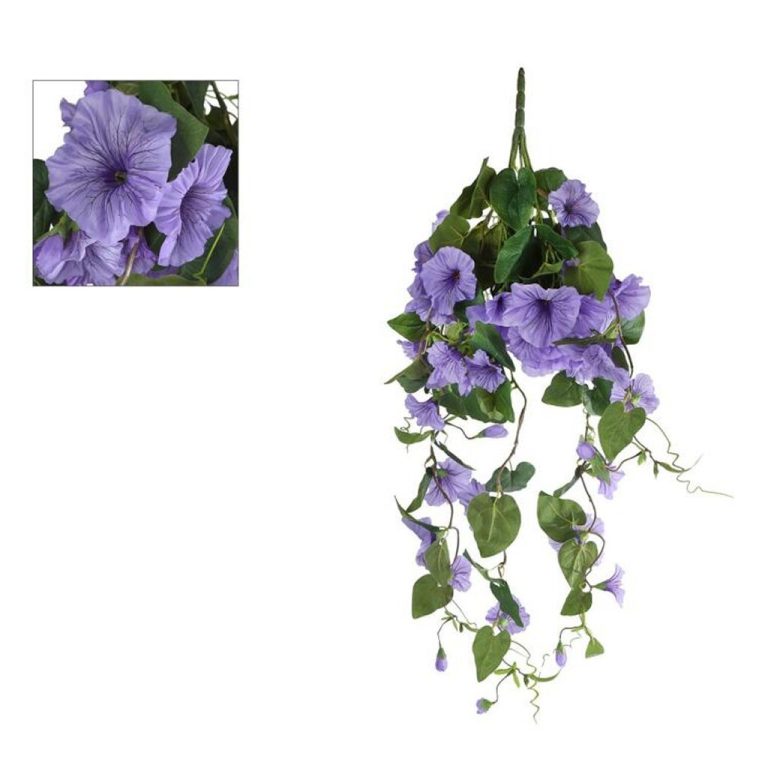 Kunsttak Petun&iuml;a 79 cm Paars/Groen | Kopen bij Flickmyhouse