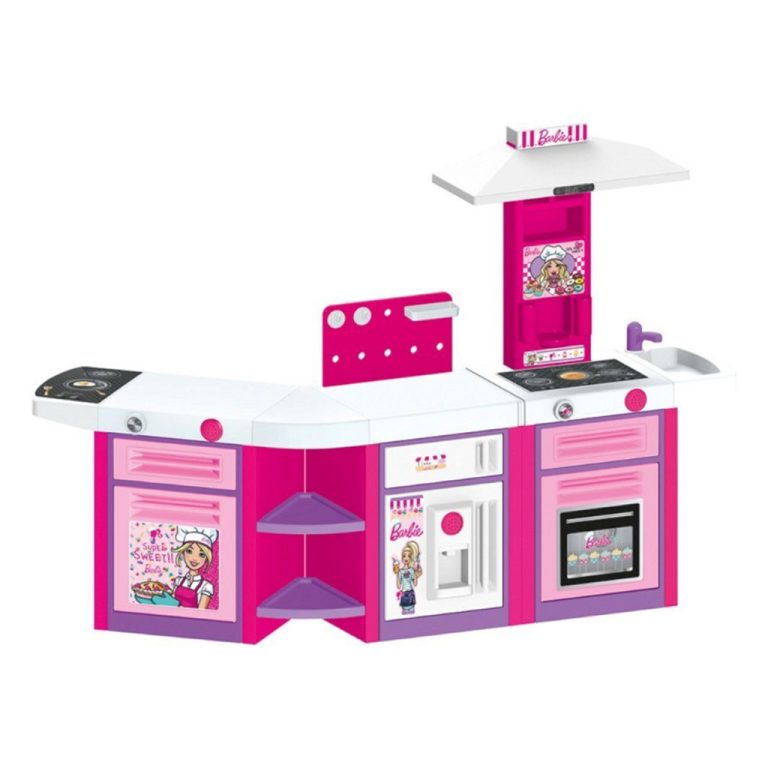 Dolu Barbie Speelkeuken + Geluid Roze | Kopen bij Flickmyhouse