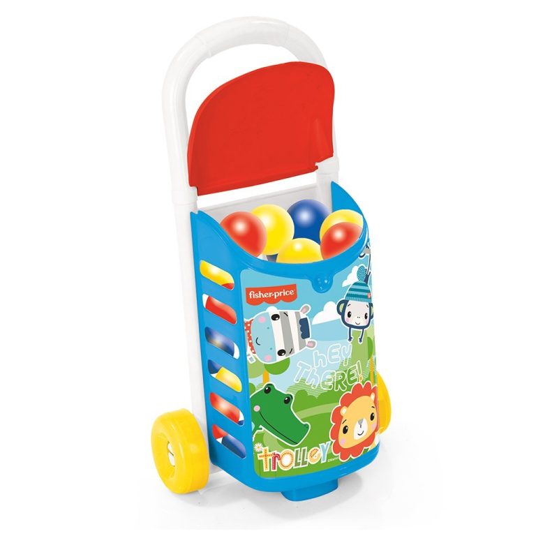 Dolu Fisher Price Trolly met Ballen 25 Stuks | Kopen bij Flickmyhouse