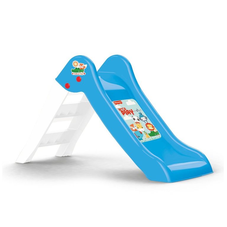 Dolu Fisher Price Glijbaan 70x111x47 cm Blauw/Wit | Kopen bij Flickmyhouse