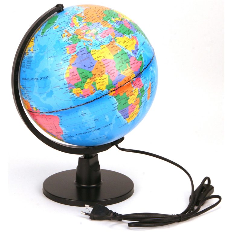 Globe met LED Licht Nederlands 25 cm | Kopen bij Flickmyhouse