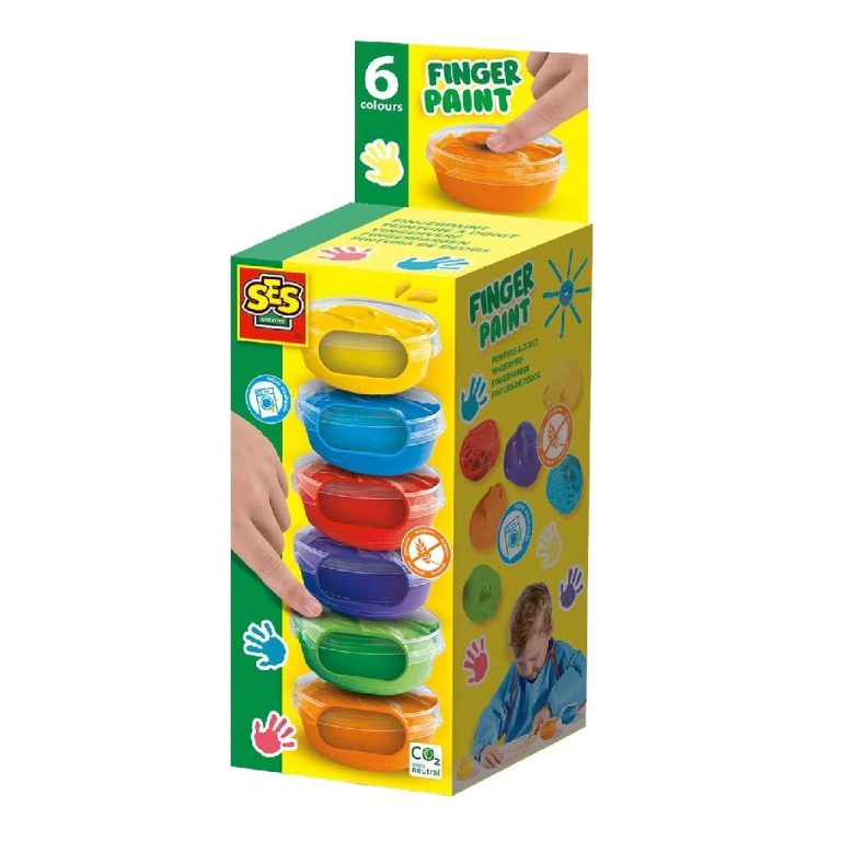 SES Creative Vingerverf 6x45 ml | Kopen bij Flickmyhouse