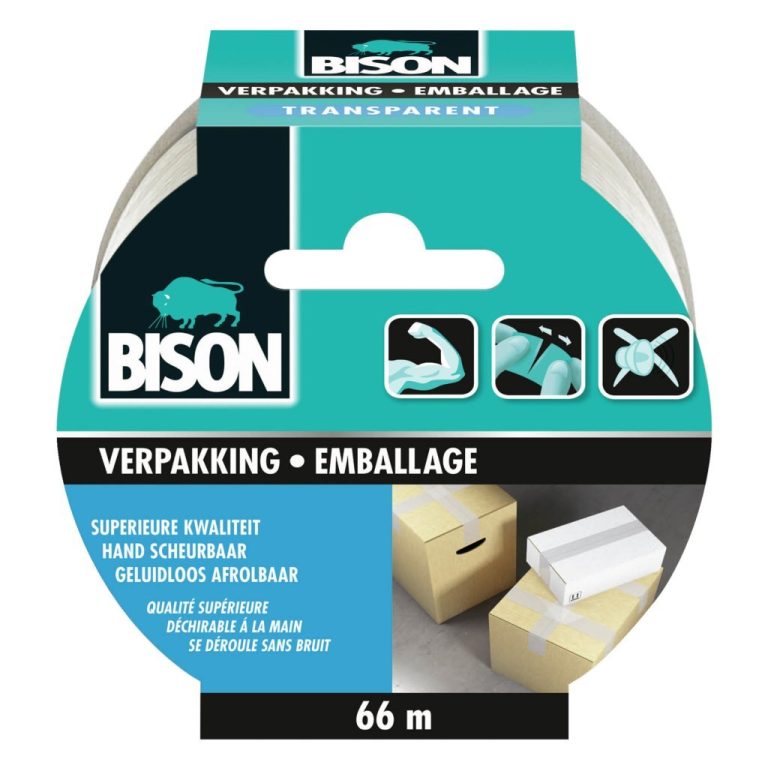 Bison Verpakkingstape 5x660 cm Transparant | Kopen bij Flickmyhouse